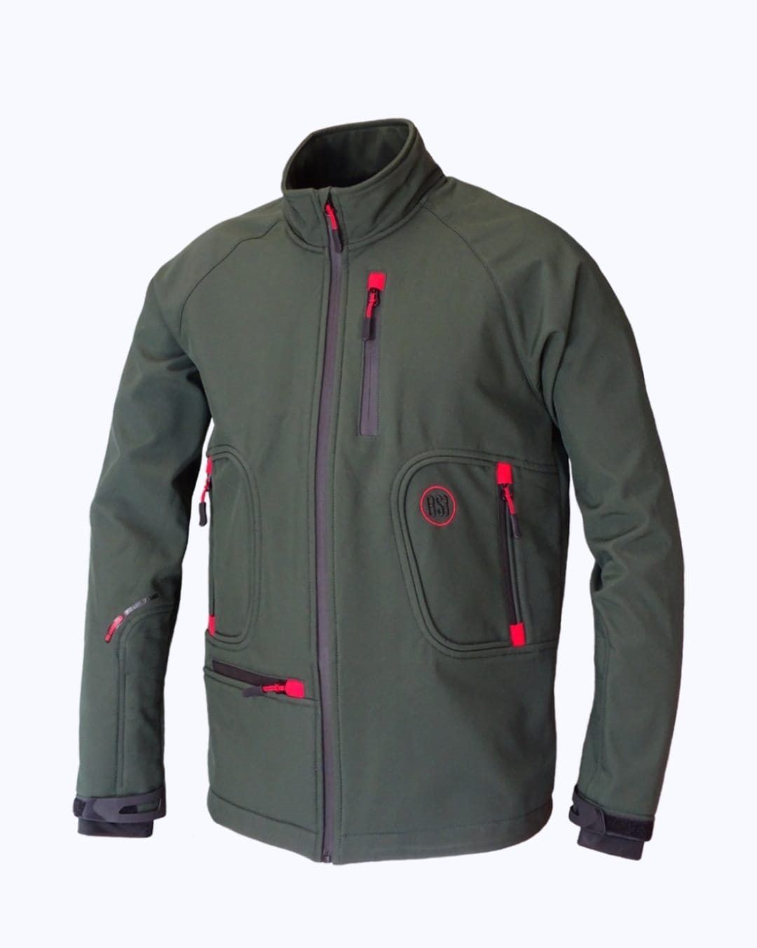 Chaqueta Soft-Shell 3 Capas Caqui Ajaches Benisport